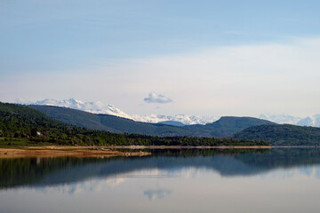 Shaori lake in Racha region, Georgia