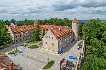 Zamek Krzyżacki w Pasłęku. - obrazy, fototapety, plakaty