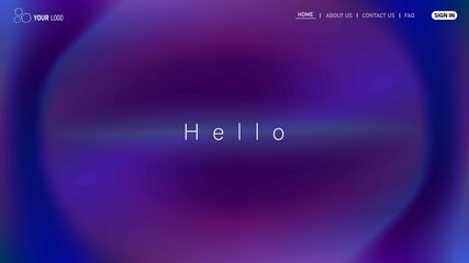 Website Landing Page Template Design, Abstract Modern design for website. Eps10