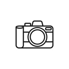 Camera photography icon design template illustration vector