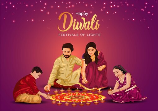Happy Diwali Family Images – Browse 3,987 Stock Photos, Vectors, and Video  | Adobe Stock
