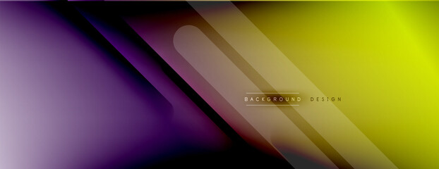 Abstract background. Shadow lines on bright shiny gradient background.