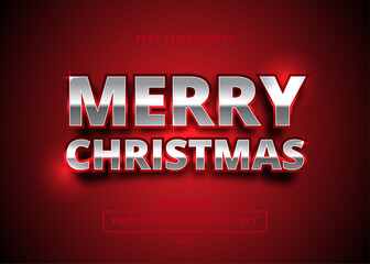 MERRY CHRISTMAS TEXT STYLE EFFECT