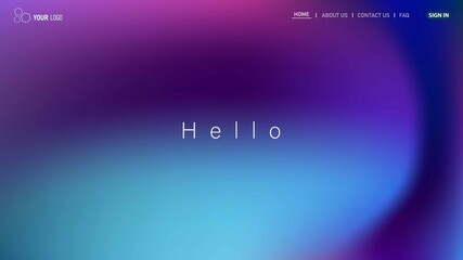 Website Landing Page Template Design, Abstract Modern design for website. Eps10