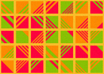 Abstract Geometric Pattern generative computational art illustration