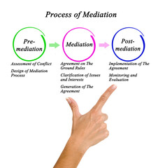 Three Components in Process of Mediation.