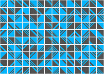 Abstract Geometric Pattern generative computational art illustration