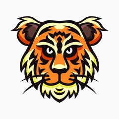Tiger Head Mascot Sport Logo
