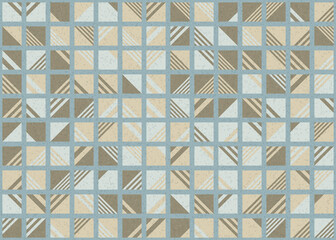 Abstract Geometric Pattern generative computational art illustration