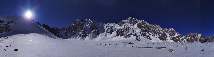 Kyrgyzstan, Ala-Archa National Park, Ak-Sai Glacier