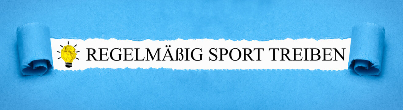 Regelm&auml;&szlig;ig Sport treiben