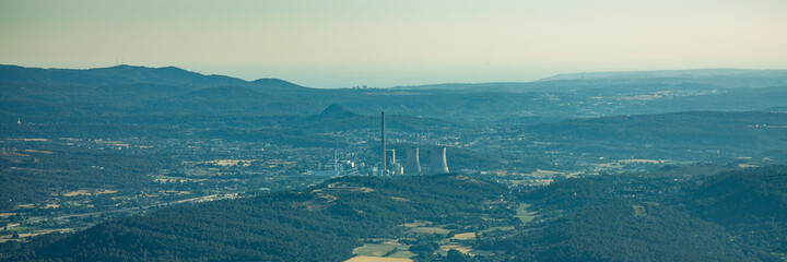 Provence Power Station of Gardanne Power Station, a coal-fired power station at Gardanne, France