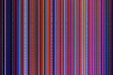 LCD screen failure, LCD screen as an abstract background.