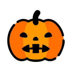 ハロウィン　ジャックオランタン　アイコン
