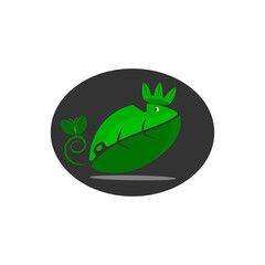 logo chameleon king
