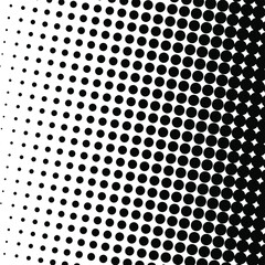 Black halftone background. Black polka dot. Halftone pattern. Modern Halftone Background, backdrop, texture, pattern. Vector illustration. Halftone Backdrop.