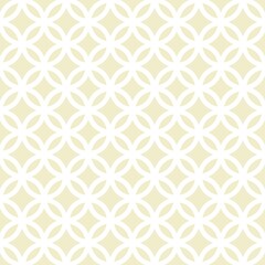 White and cream circle pattern line, seamless background. The seamless geometric pattern of circles. Wrapping paper.