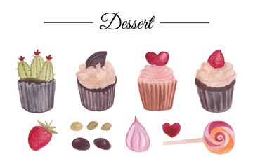 Dessert Watercolor