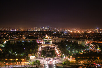Fototapeta premium Eiffel Tower ,tower, Paris, France Night time