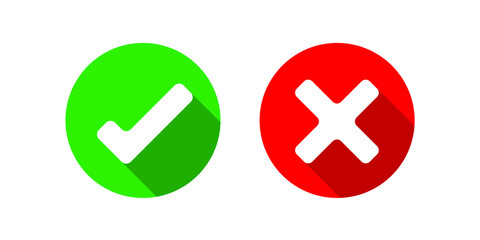 Obraz premium yes and no buttons