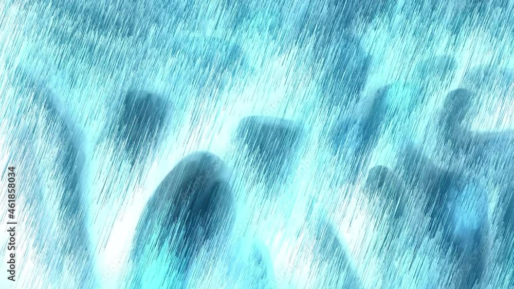 Poster abstract soft changing surface with light flares, seamless loop. motion. beautiful iridescent textur