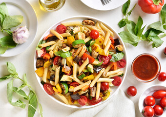 Ratatouille pasta salad