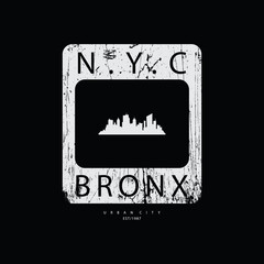New york illustration typography. perfect for t shirt design