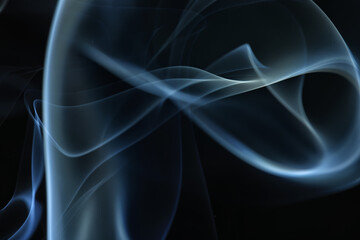 texture smoke black background, bract air waves fog