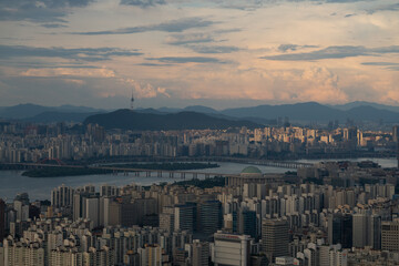 Fototapeta premium city skyline
