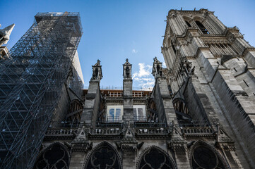 Notre-Dame de Paris under repair