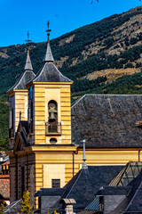 Campanario iglesia de nuestra señora de los Dolores en la Granja de San Idelfonso, Segovia