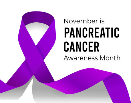 Purple Satin Ribbon White Background Pancreatic Cancer Awareness Concept  Stock Photo by ©serezniy 212256460