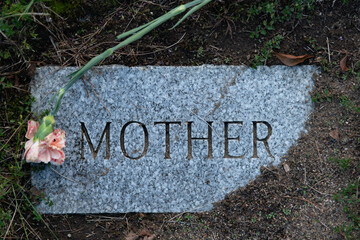 Grave marker for Mother