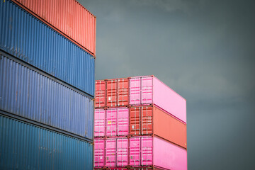 Industrial container yard for logistics, import and export businesses