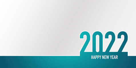 Happy New Year 2022 postcard