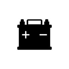 car battery icon, car vector, battery illustration