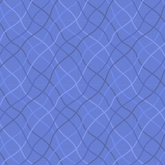 Blue wool lines pattern