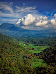 rajagaluh hills panorama