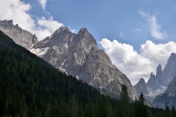 Fototapeta premium Foreground on the Elferschartenspitze