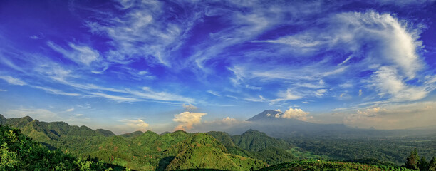 rajagaluh hills panorama