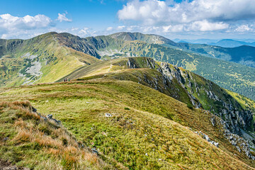 Fototapeta na wymiar Low Tatras mountain scenery, Slovakia