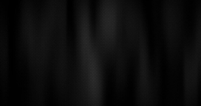 4k Black luxury matte animated background with carbone pattern. Dark elegant dynamic abstract BG. Trendy soft grey gradient. Universal minimal 3d sale modern backdrop. Amazing deluxe Friday template