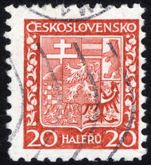 Postage stamps of the Czechoslovakia. Stamp printed in the Czechoslovakia. Stamp printed by Czechoslovakia.