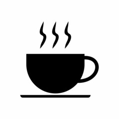 Coffee cup icon. Simple, high quality and suitable for your design. Flat design vector illustration on a white background.