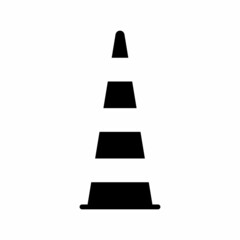 Traffic cone icon. Simple, high quality and suitable for your design. Flat design vector illustration on a white background.