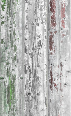 Italy flag on wood background