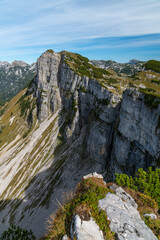 Breathtaking Alpine landscape on Loser Mountain, Ausseerland, Austria