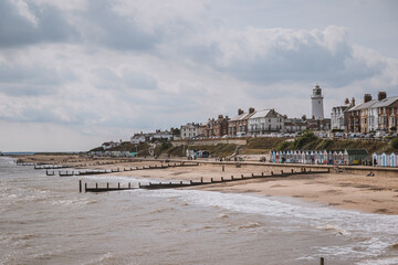 Southwold Sea Front in Suffolk.