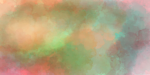 spring multi colored watercolor paint texture abstract canvas background
