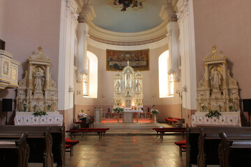 Fototapeta na wymiar Cathedral of Saint Teresa of Avila in Bjelovar, Croatia
